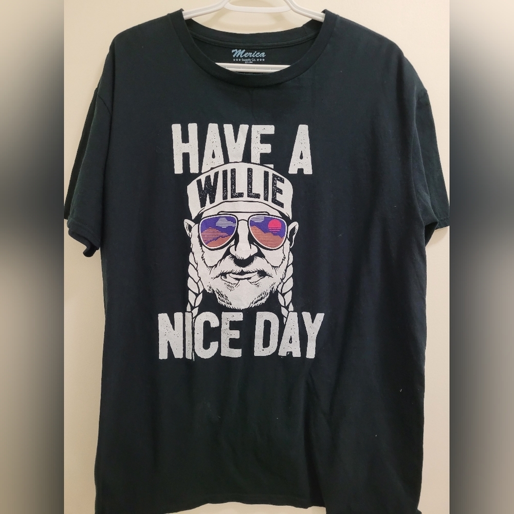 Mens Willie Nelson  BAND  TShirt (XL)